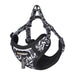 Dogness walking set leash 1,5m + harness for dog (black and white) - Walking and transportation<<<Pets<<<InnproXML