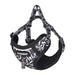 Dogness walking set leash 1,5m + harness for dog (black and white) - Walking and transportation<<<Pets<<<InnproXML