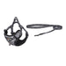 Dogness walking set leash 1,5m + harness for dog (black and white) - Walking and transportation<<<Pets<<<InnproXML