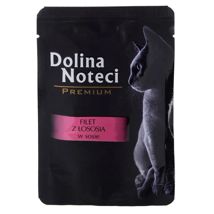 Dolina Noteci Premium salmon fillet with sauce - wet cat food - 85 g - Wet foodDLK-KAM<<<For the catDLK<<<ActionPL
