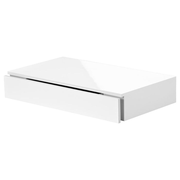 SHELF WITH DRAWER DOLLE CASSETTO 45X25X8 CM. WHITE