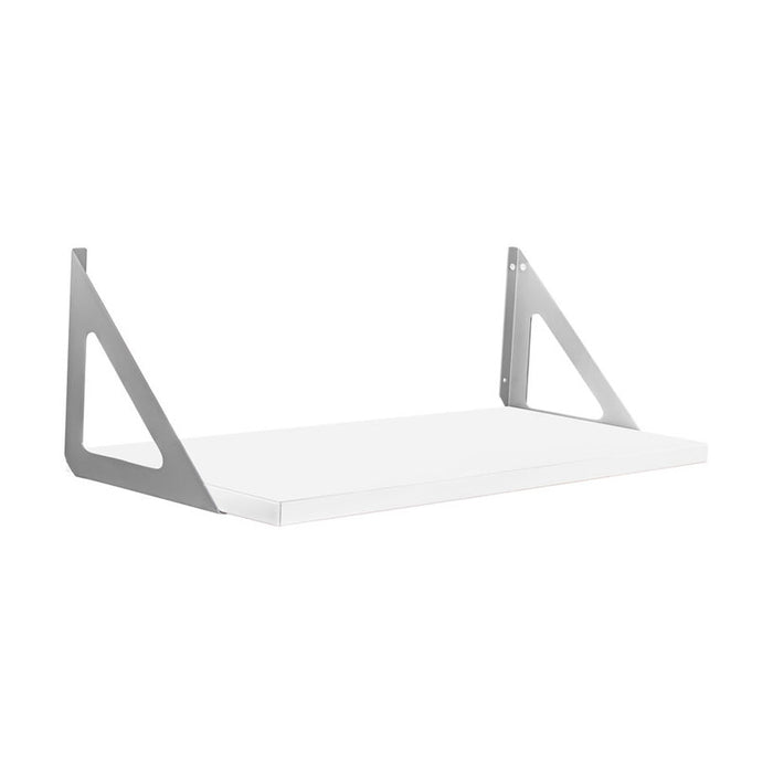 DOLLE TRIANGOLO SHELF 60X25X19 CM.WHITE/GRAY
