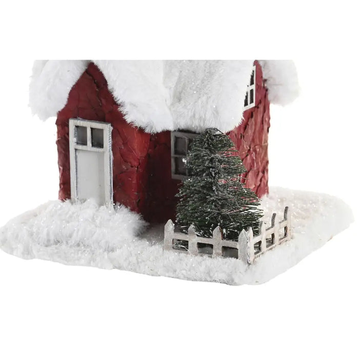 Doll’s House DKD Home Decor White Red 17 x 16,5 x 17 cm (2 Units) - Декорация и Осветление<<<Дом