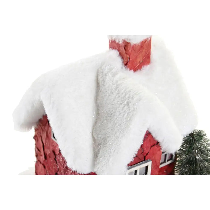 Doll’s House DKD Home Decor White Red 17 x 16,5 x 17 cm (2 Units) - Декорация и Осветление<<<Дом