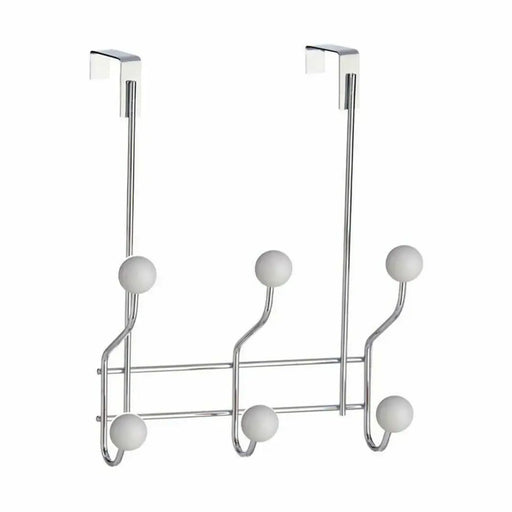 Door Coat Rack Berilo White Metal Plastic 10 x 22 x 26 cm 22,5 x 25 x 9 cm (24 Units) - Баня<<<Дом