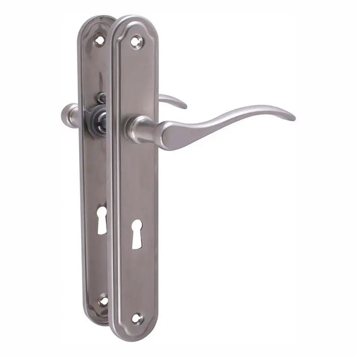 DOOR HANDLE METAL LISBON - Обков за врати<<<Обков<<<Мебели и интериор<<<Praktiker&&&Обков за врати<<<Врати и