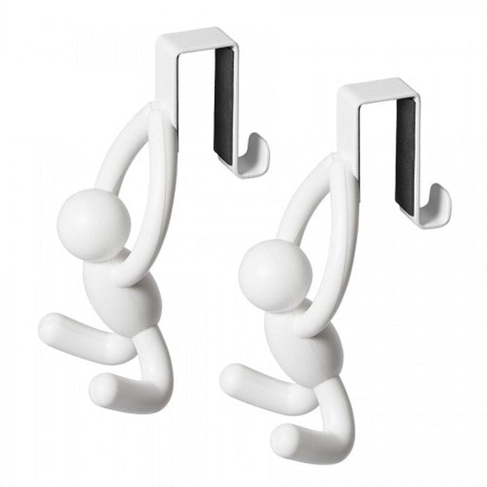 DOOR HANGER BUDDY 2 PCS WHITE UMBRA - Продукти за съхранение и организация на дрехи<<<Домашни