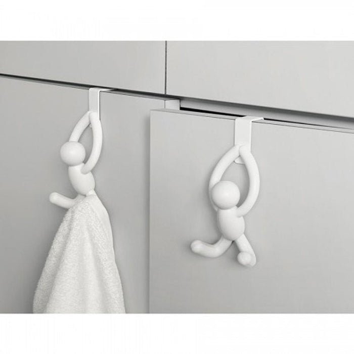 DOOR HANGER BUDDY 2 PCS WHITE UMBRA - Продукти за съхранение и организация на дрехи<<<Домашни
