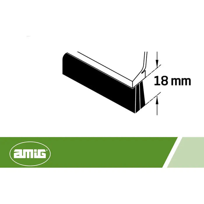 DOOR SEALING BRUSH 1 M MAHOGANY AMIG - Ленти<<<Лепила и ленти<<<Подови и стенни покрития<<<Praktiker&&&Ленти<<<Лепила и