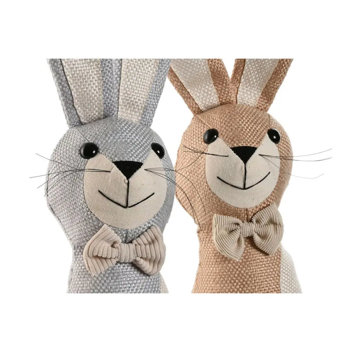 Door stop Home ESPRIT Sand 20 x 10 x 35 cm Rabbit (2 Units) - Декорация и Осветление<<<Дом Градина<<<BigBuy&&&Други