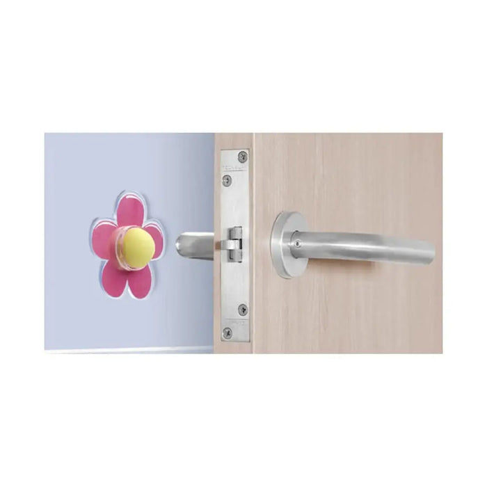 Doorstop Inofix Flower Doors Adhesive Pink PVC - Декорация и Осветление<<<Дом Градина<<<BigBuy&&&Подпирачки за
