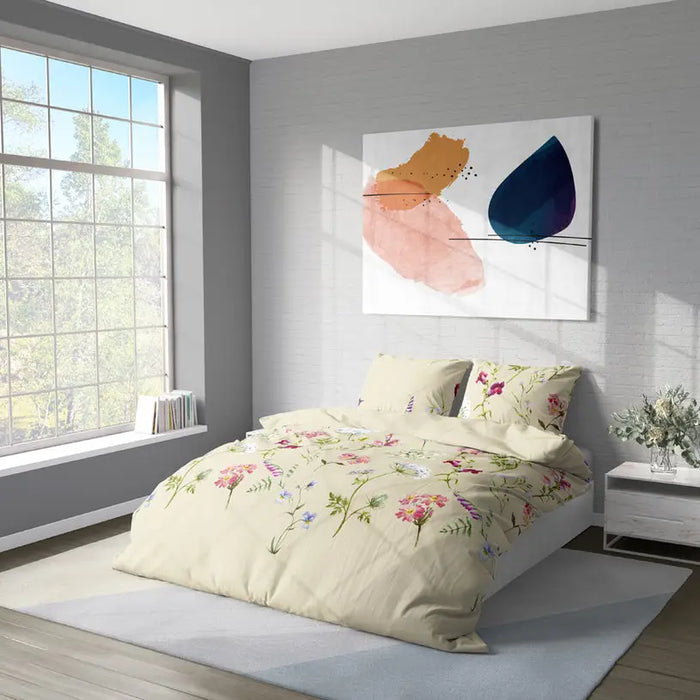 DOUBLE BEDROOM SET 3 PIECES WITHOUT SHEETS RANFORS DILIOS BOTANY - Спално бельо<<<Текстил за спалня<<<Мебели и