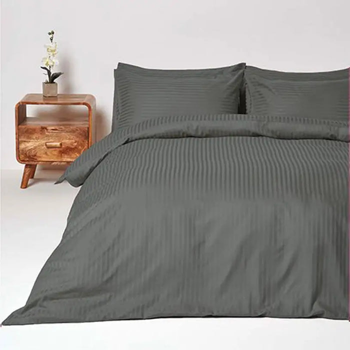 DOUBLE BEDROOM SET 4 PIECES AGLIKA ROYAL LINEN DARK GRAY - Спално бельо<<<Текстил за спалня<<<Мебели и