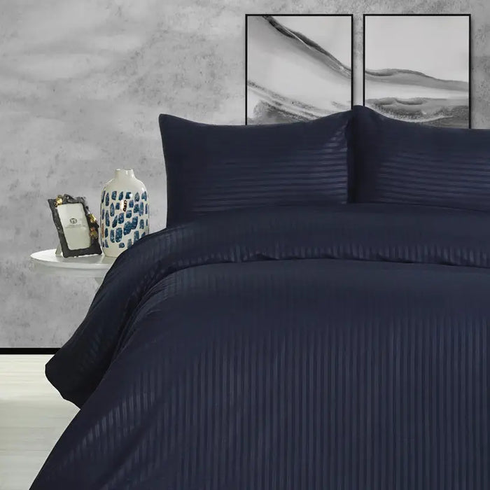 DOUBLE BEDROOM SET 4 PIECES MIABELLA HOME DARK BLUE - Спално бельо<<<Текстил за спалня<<<Мебели и интериор<<<Praktiker