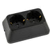 DOUBLE BLACK MELOPLAM CORDLESS SPLITTER - Разклонители и адаптери<<<Електроматериали<<<Praktiker&&&Разклонители и
