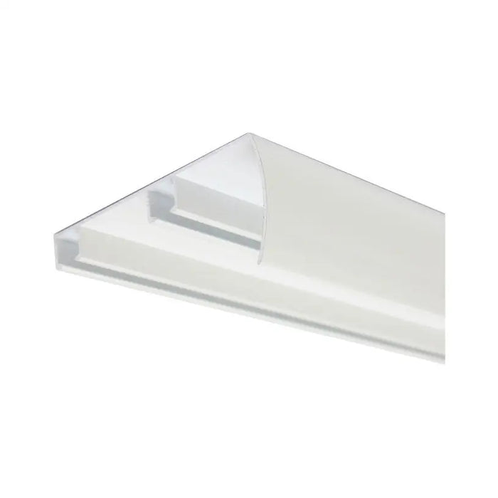 DOUBLE-CHANNEL ALUMINUM CORNICE WITH BLADE GARDINIA OLEA 300 CM. WHITE - Корнизи<<<Корнизи щори и пердета<<<Мебели и