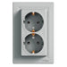 DOUBLE CONTACT ALUMINUM SCHNEIDER ASFORA - Ключове и контакти<<<Електроматериали<<<Praktiker&&&Ключове и