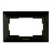 DOUBLE CONTACT FRAME BLACK PANASONIC ARKEDIA SLIM - Ключове и контакти<<<Електроматериали<<<Praktiker&&&Ключове и