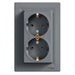 DOUBLE CONTACT STEEL SCHNEIDER ASFORA - Ключове и контакти<<<Електроматериали<<<Praktiker&&&Ключове и