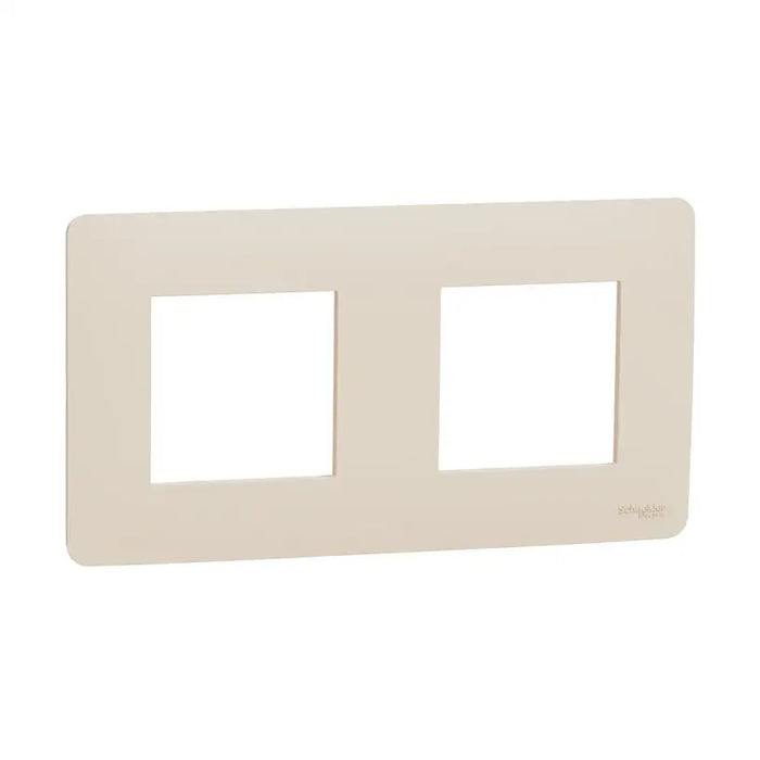 DOUBLE FRAME IVORY SCHNEIDER UNICA (NU200444) - Ключове и контакти<<<Електроматериали<<<Praktiker&&&Ключове и