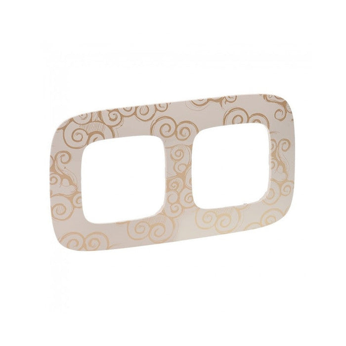 DOUBLE FRAME LGR 754352 VALENA ALLURE LEGRAND - NARCISSE GOLD - Ключове контакти димери и