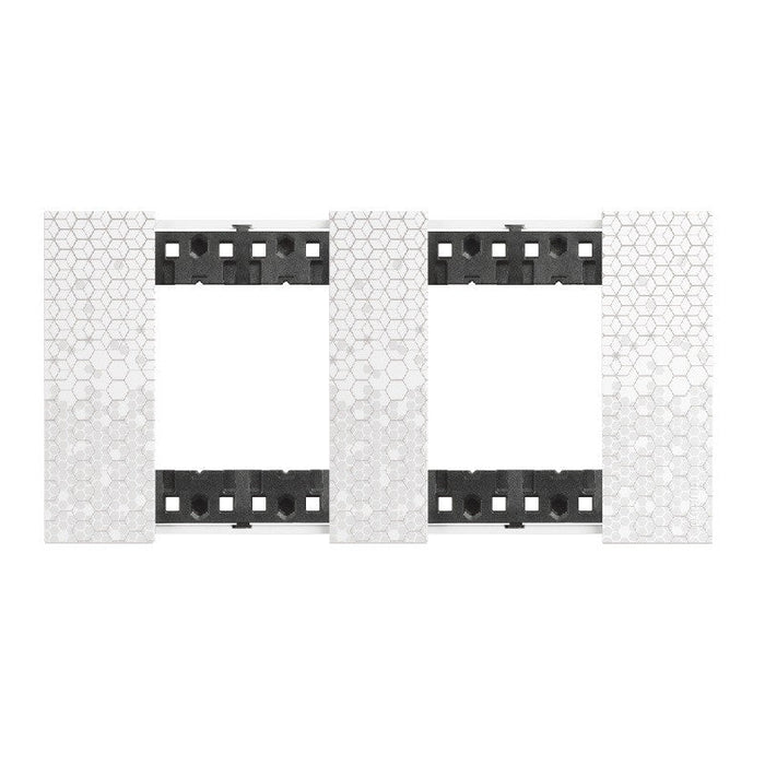 DOUBLE FRAME LN KA4802M2MW LIVING NOW BTICINO - PIXEL - Ключове контакти димери и