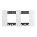 DOUBLE FRAME LN KA4802M2MW LIVING NOW BTICINO - PIXEL - Ключове контакти димери и