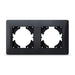 DOUBLE HORIZONTAL FRAME VF-BNFR2H-BG BINERA VIDEX - GRAPHITE - Ключове контакти димери и