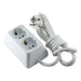 DOUBLE SPLITTER 2M-3X1.5 MELOPLAM WHITE TRAPEZ - Разклонители и адаптери<<<Електроматериали<<<Praktiker&&&Разклонители