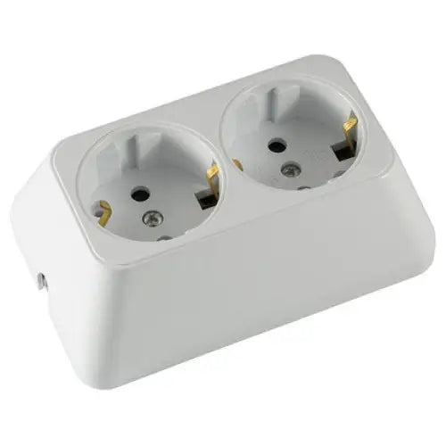 DOUBLE WHITE MELOPLAM CORDLESS DISCONNECTOR - Разклонители и адаптери<<<Електроматериали<<<Praktiker&&&Разклонители и
