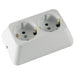 DOUBLE WHITE MELOPLAM CORDLESS DISCONNECTOR - Разклонители и адаптери<<<Електроматериали<<<Praktiker&&&Разклонители и