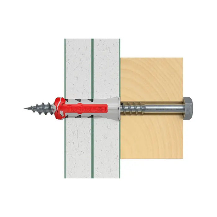DOWEL WITH SUPPORT RING FISCHER DUOPOWER - Комплекти дюбели<<<Дюбели<<<Инструменти и железария<<<Praktiker