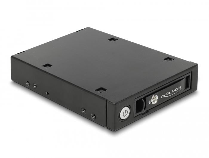 Drawer Delock 3.5″ For 1 x 2.5″ U.2 NVMe SSD or SATA / SAS HDD / SSD Black - Чекмеджета за дискове<<<Компютърни