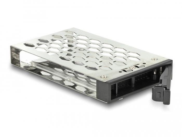 Drawer Delock 3.5″ For 1 x 2.5″ U.2 NVMe SSD or SATA / SAS HDD / SSD Black - Чекмеджета за дискове<<<Компютърни