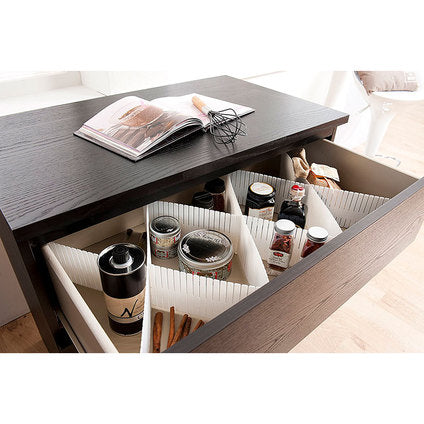DRAWER DIVIDER WHITE 44X10 CM COMPACTOR - Продукти за съхранение и организация на дрехи<<<Домашни