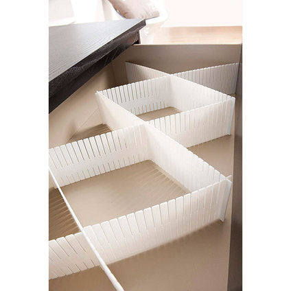 DRAWER DIVIDER WHITE 44X10 CM COMPACTOR - Продукти за съхранение и организация на дрехи<<<Домашни