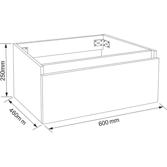 DRAWER FOR BATHROOM MOUNTING UNDER COUNTER INTER CERAMIC - Мебели<<<Мебели и огледала за