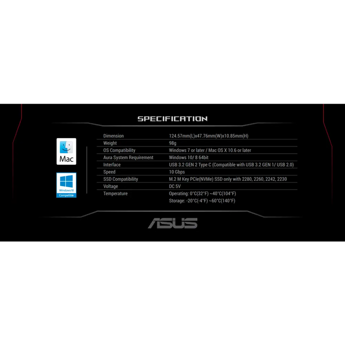 Drawer for SSD ASUS ROG Strix Arion Lite Black - Чекмеджета за дискове<<<Компютърни компоненти<<<ValiAPI&&&Computer