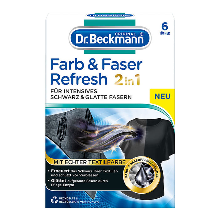 CLOTHS FOR DARK WASHING AND REFRESHING 6PCS DR.BECKMANN
