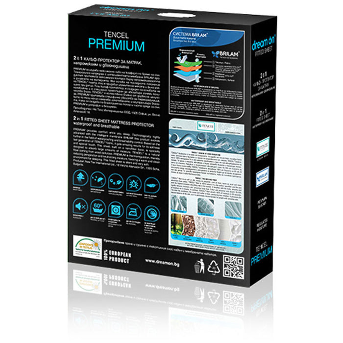 WATERPROOF MATTRESS PROTECTOR DREAM ON TENCEL 90X200 CM.