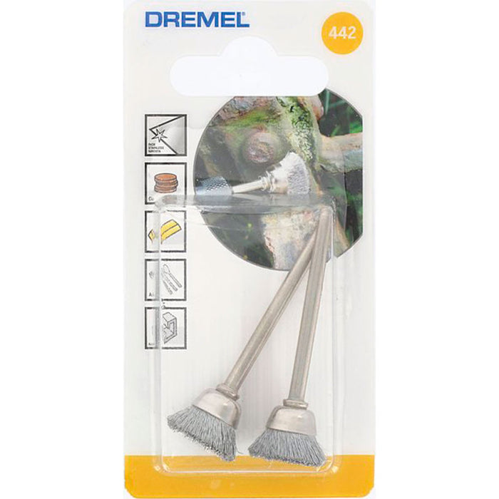 COARSE WIRE BRUSH 2 PCS. DREMEL