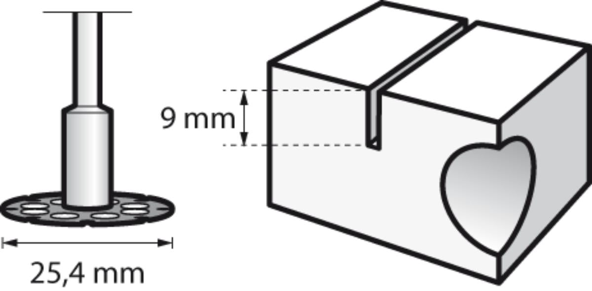 PROFILING DISC FOR WOOD DREMEL