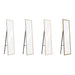 Dressing Mirror Home ESPRIT Brown Beige Grey Crystal polystyrene 35,5 x 40 x 156 cm (4 Units) - Декорация и