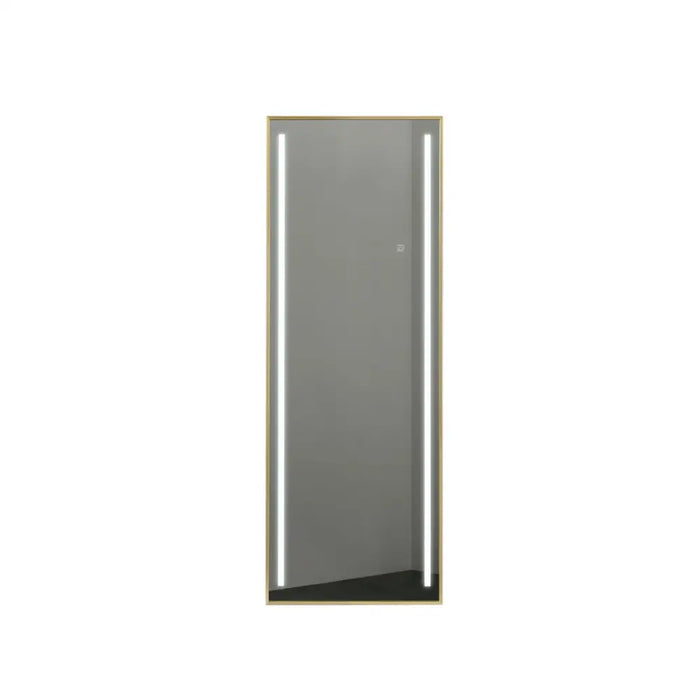 Dressing Mirror Home ESPRIT Golden Aluminium 60 x 5 x 165 cm - Декорация и Осветление<<<Дом