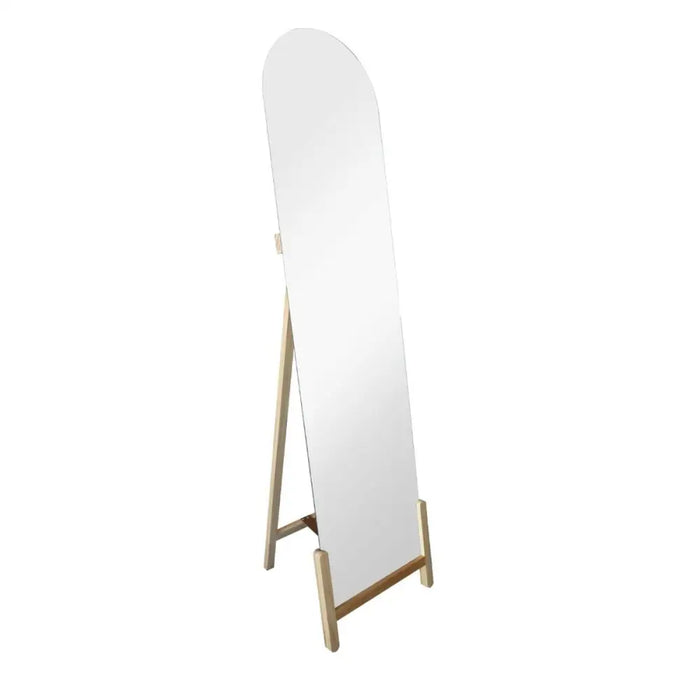 Dressing Mirror Home ESPRIT Natural Crystal Pinewood 40 x 10 x 160 cm - Декорация и Осветление<<<Дом