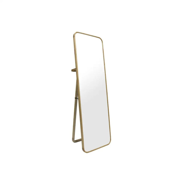 Dressing Mirror Home ESPRIT Natural Crystal Pinewood 52 x 40 x 167 cm - Декорация и Осветление<<<Дом