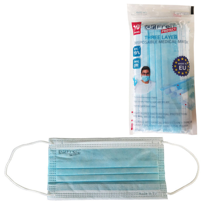 *DR.FREI DISPOSABLE MASK PACKAGE 10PCS. 10 items