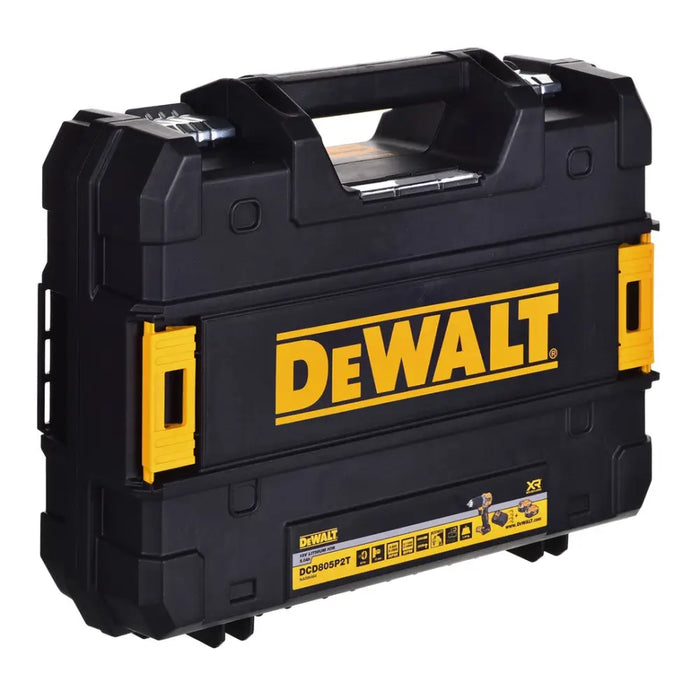 DRILL/DRIVER DEWALT DCD805P2T 18V 2X5,0AH BL TSTAK - Drill-screwdriversNAK-WWK<<<Cordless toolsNAK<<<ActionPL