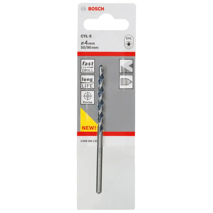 DRILL FOR CONCRETE BOSCH CYL-5 4X90 - Свредла<<<Консумативи за електроинструменти<<<Инструменти и