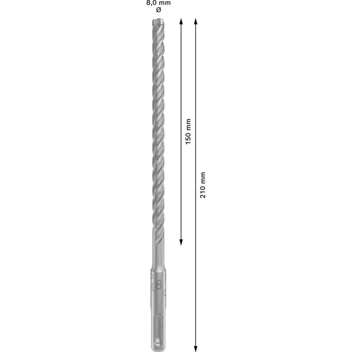 DRILL FOR CONCRETE BOSCH SDS PLUS-5X 8X210 - Свредла<<<Консумативи за електроинструменти<<<Инструменти и
